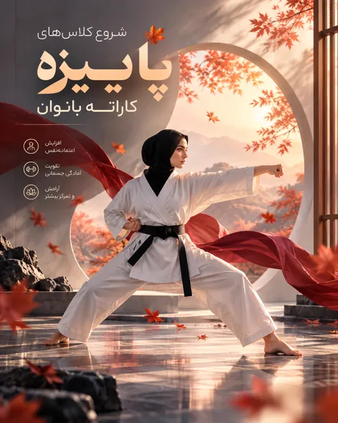 ایونت پاییزه ی کاراته بانوان — مربی کاراته و فیتنس شهروندان ارشد