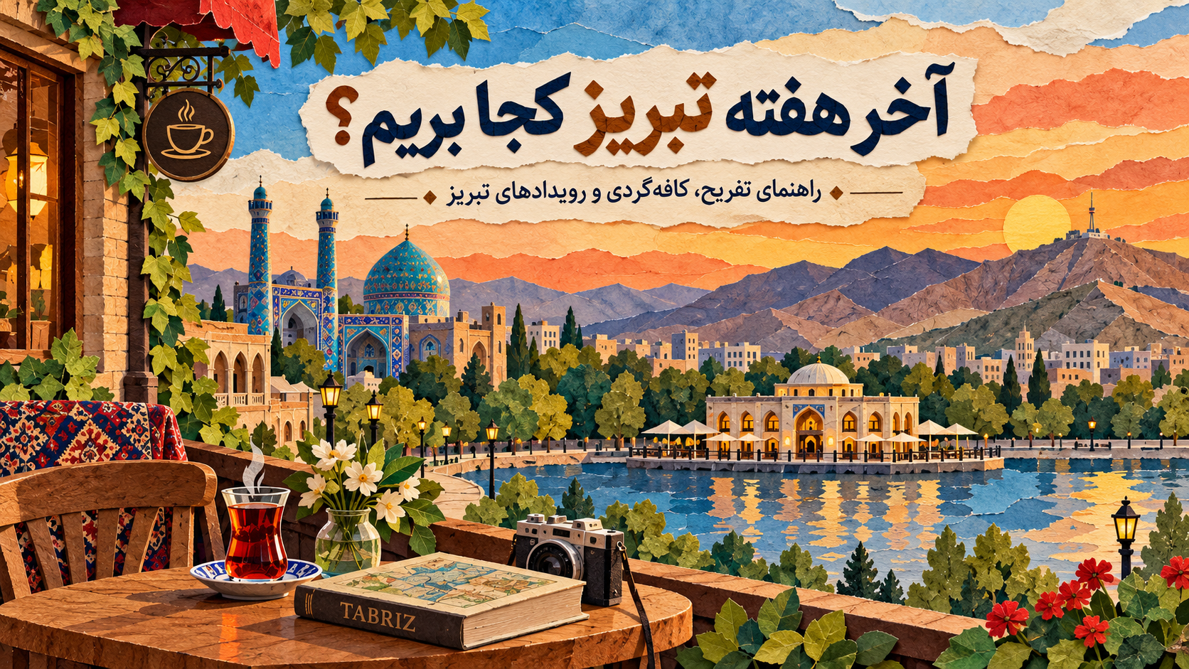 نمای شهر تبریز و مسیرهای پیشنهادی برای گردش آخر هفته نمای شهر تبریز و مسیرهای پیشنهادی برای گردش آخر هفته